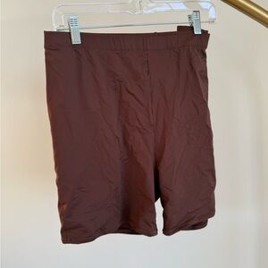 SKIMS Women's Chocolate Swim Shorts
